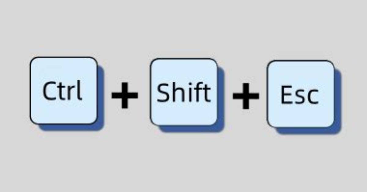Keyboard Shortcut Shift + Ctrl + Escape Does Not Work [Duplicate]