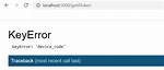 Keyerror 1 in My Code