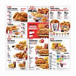 Kfc Wings Menu