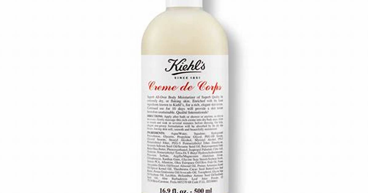 Kiehl's Creme De Corps Lotion Saved My Lizard Skin