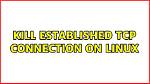 Kill Established Tcp Connection on Linux
