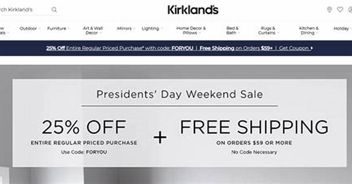 Kirkland Promo Code