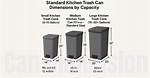 Kitchen Trash Can Size