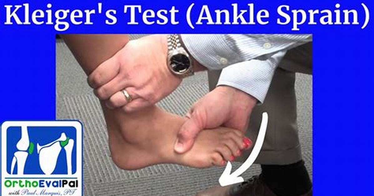 Kleiger Test