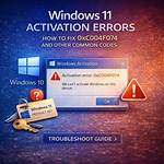 Kms Activation Errors. Fix This Problem in 4 Easy Methods