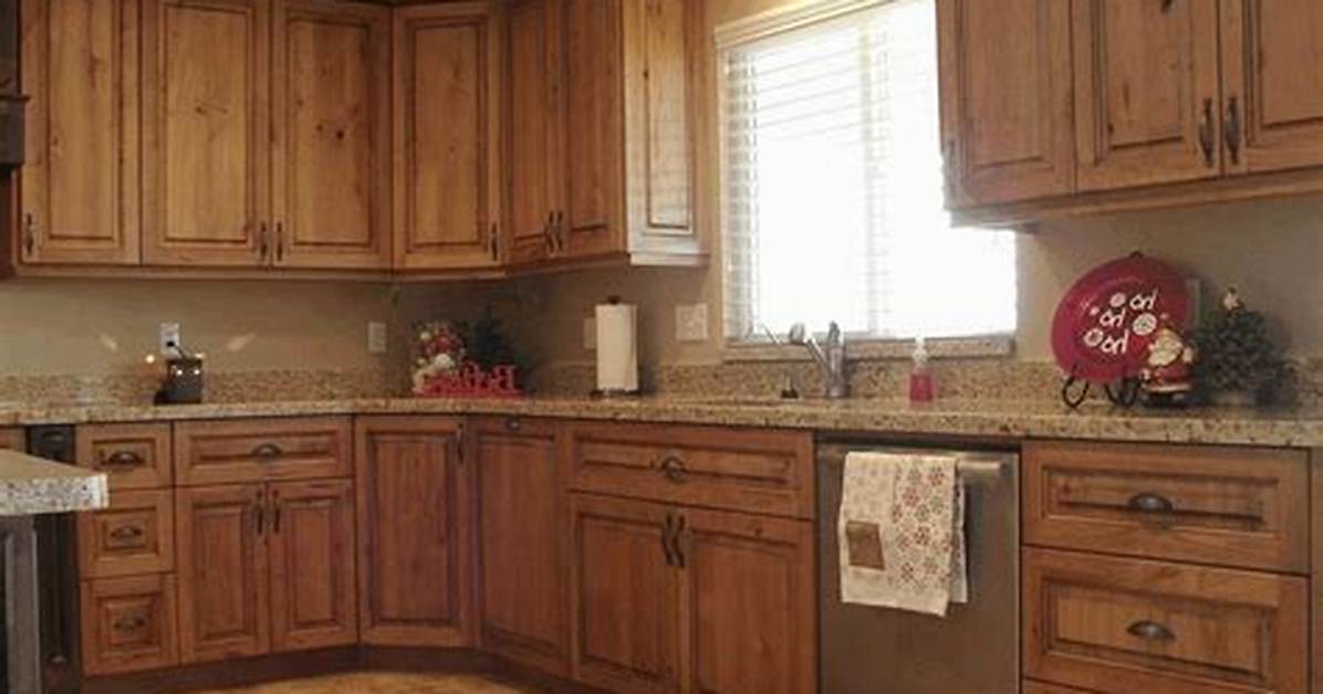 Knotty Pine Cabinets