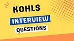 Kohl’s Interview Questions
