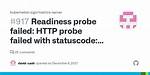 Kubernetes - Http Probe Failed with Statuscode: 404