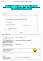 Ky Permit Test