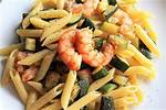 La Ricetta Di Pasta, Zucchine E Gamberetti