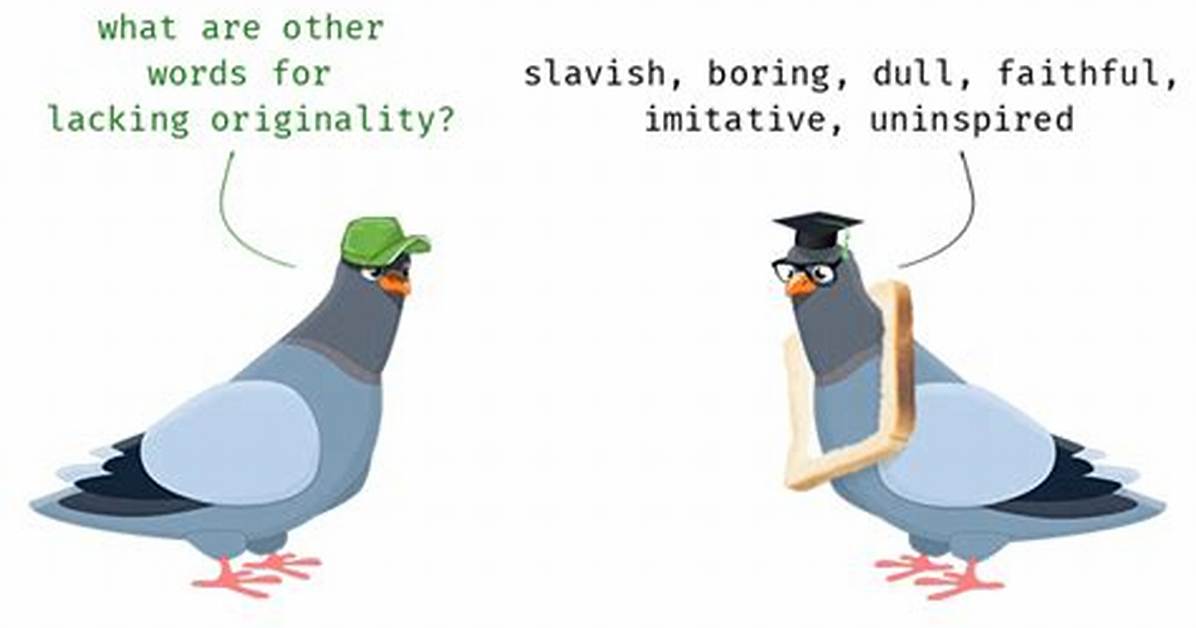 Lacking Originality