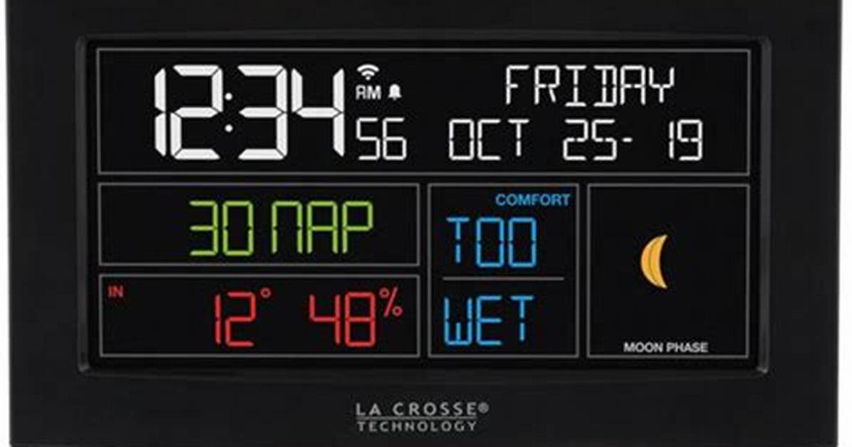 Lacrosse Clock