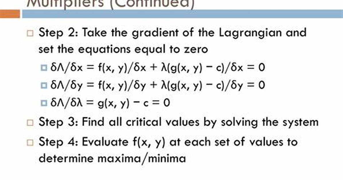 Lagrange Multiplier When One Variable Is Equal to Zero?