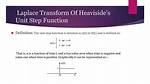Laplace Transform Involving Heaviside Step Function