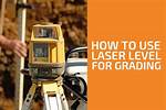 Laser Level for Grading