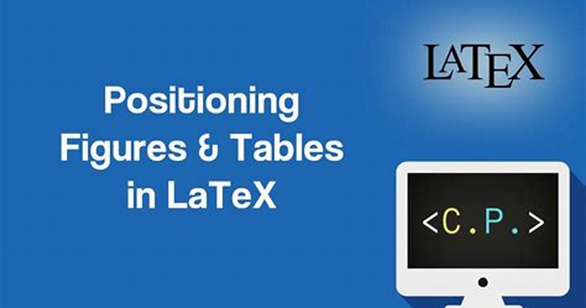 Latex Table Positioning