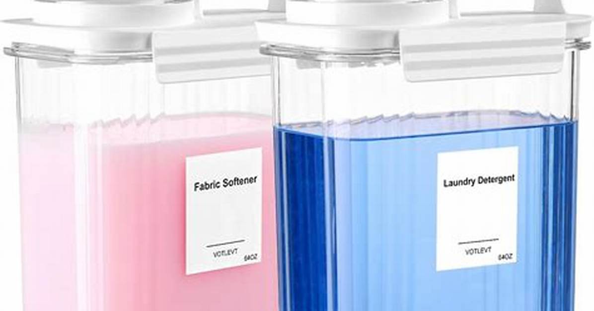 Laundry Detergent Container