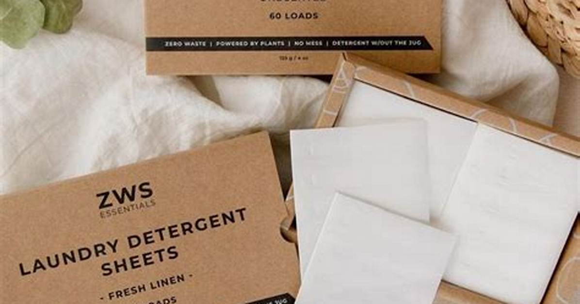 Laundry Detergent Sheets