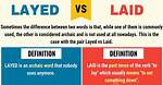 Layed vs Laid