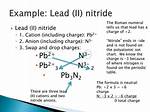 Lead Ii Nitride