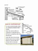 Lean to Roof