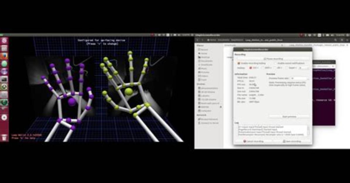Leap Motion + Ubuntu + Python
