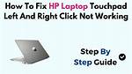 Left Click Not Working on Touchpad or Mouse