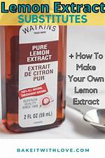 Lemon Extract Substitute