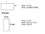 Length Times Width for a Rectangle