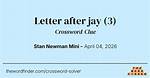 Letter After Jay