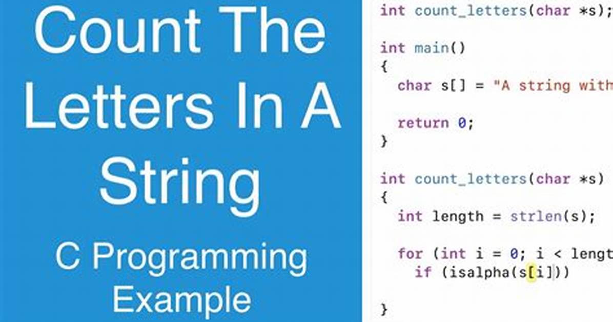Letter Count on a String