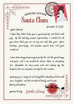 Letter from Santa