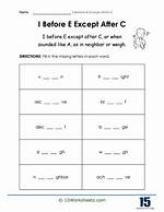 Letters Before E