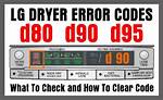 Lg Dryer Error Codes