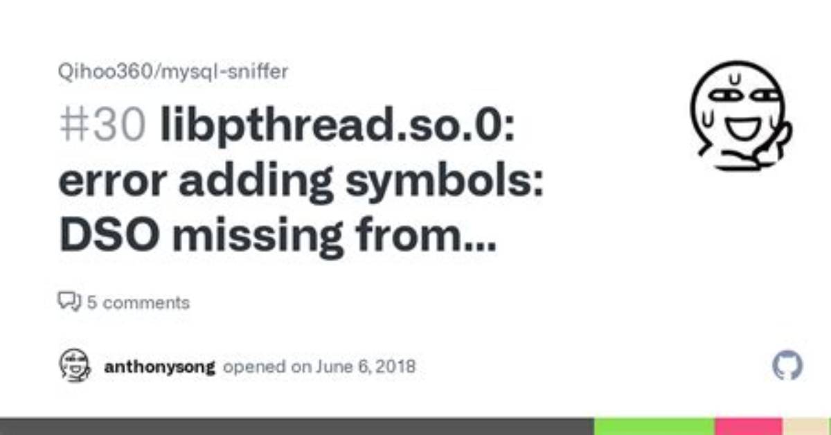 Libpthread. So.0: Error Adding Symbols: Dso Missing from Command Line