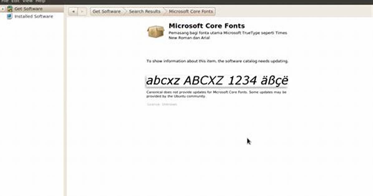 Libreoffice Missing Certain Microsoft Fonts