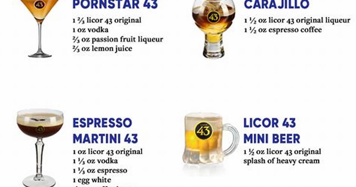 Licor 43 Drinks