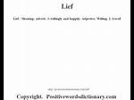 Lief Definition