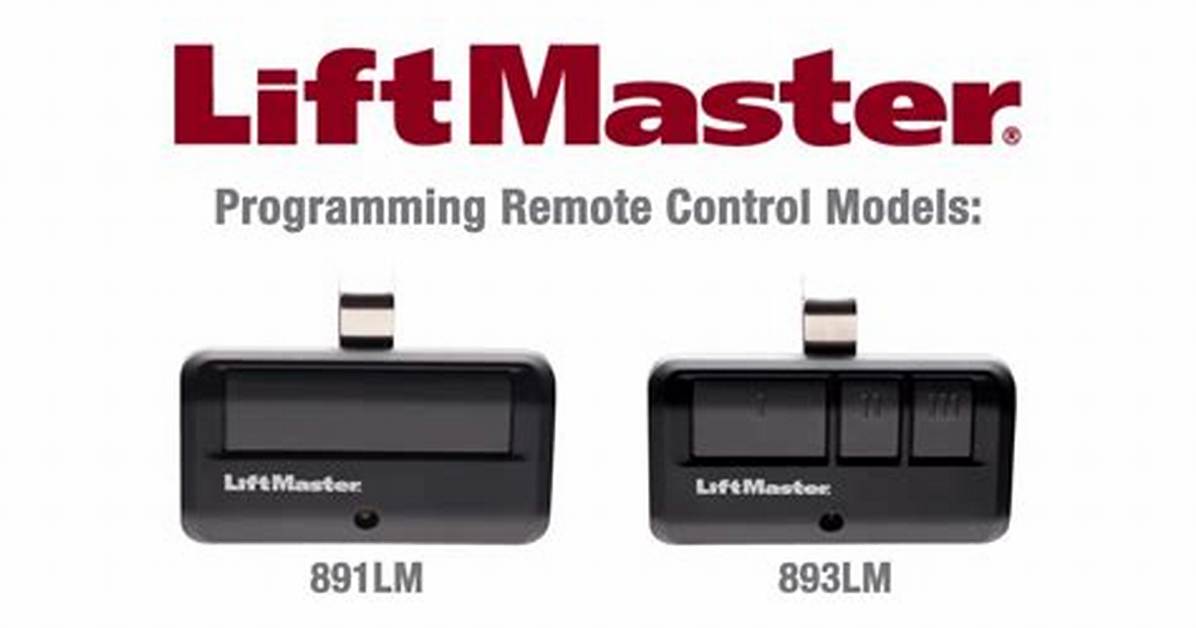 Liftmaster Program Remote