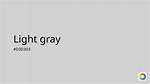 Light Gray Color Code