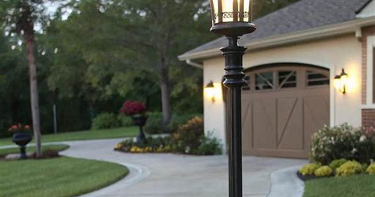 Light Post for Yard