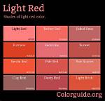 Light Red Color