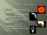 Light Source for the Earth