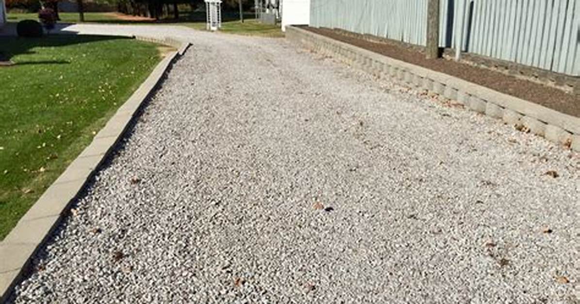 Limestone Driveway
