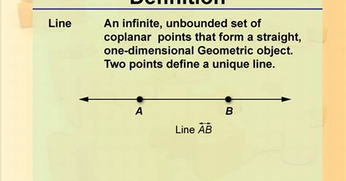 Line Definition Math