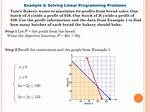Linear Programming Word Problem with 3 Variables