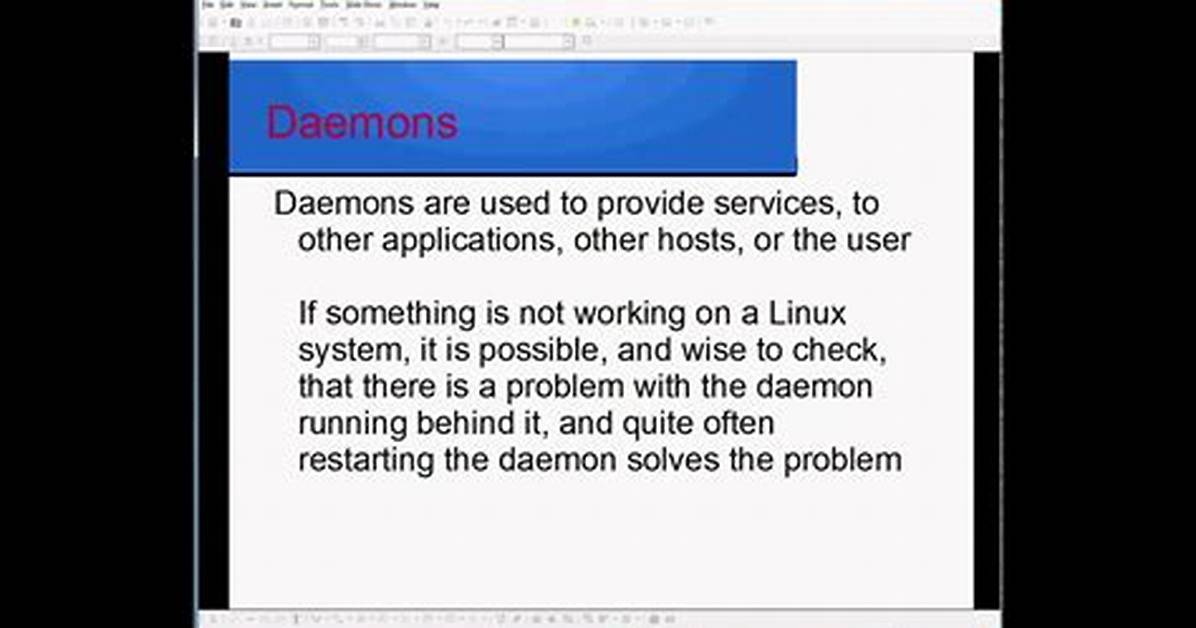 Linux Daemonize