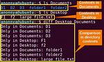 Linux Diff Folder Content