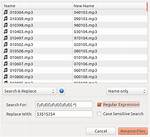 Linux Gui Regular Expression File Renamer (With Substitution)
