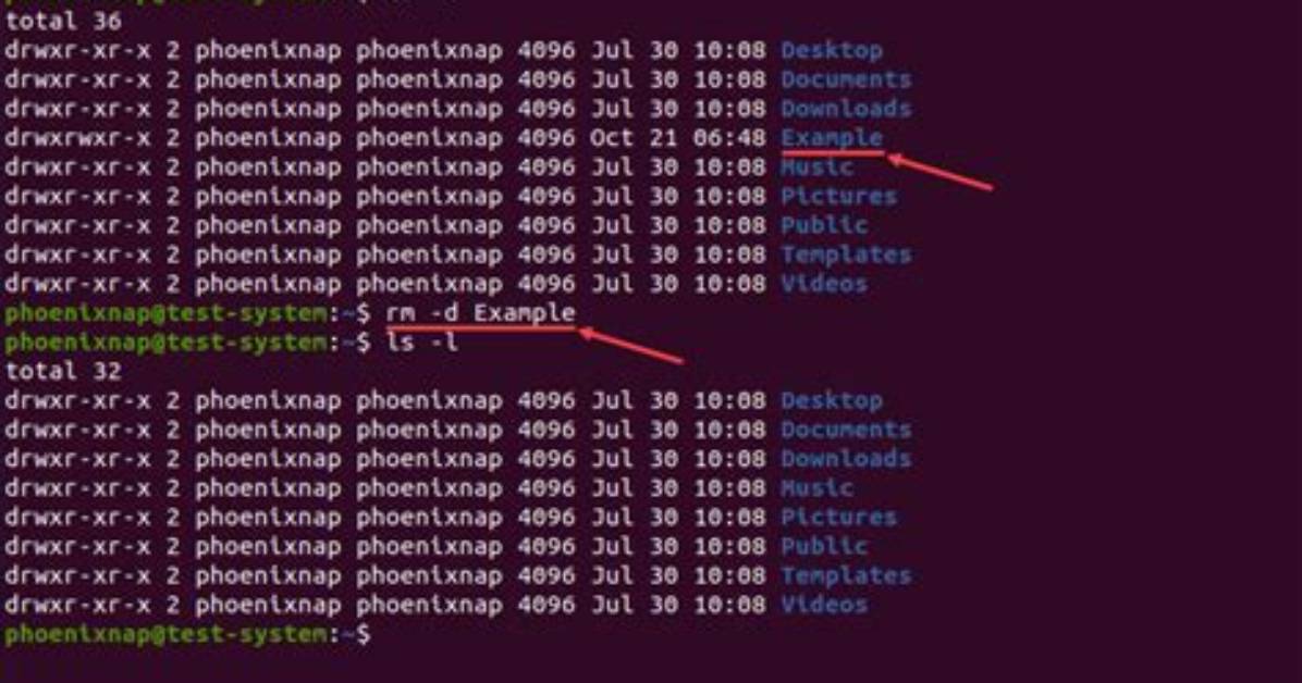 Linux How to Delete a Directory?